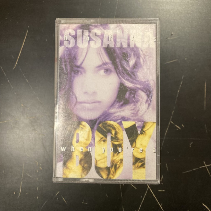 Susanna Hoffs - When You're A Boy C-kasetti (VG+/VG+) -pop rock-